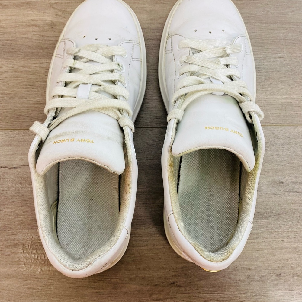 Use women TORY BURCH Howell Court Sneakers size 8 - Picture 6 of 8